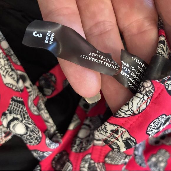 Torrid Sugar Skull Tankini Top 3X EUC - Picture 10 of 16